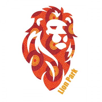 Shweshwe LionTourism Apron